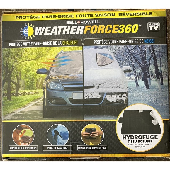 Bell Howell Other - Bell Howell Weather Force 360 Reversible All-Weather Windshield Guard Winter